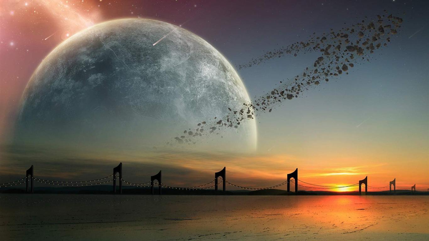 1366x768 Beautiful Space Universe Space HD Desktop Wallpaper