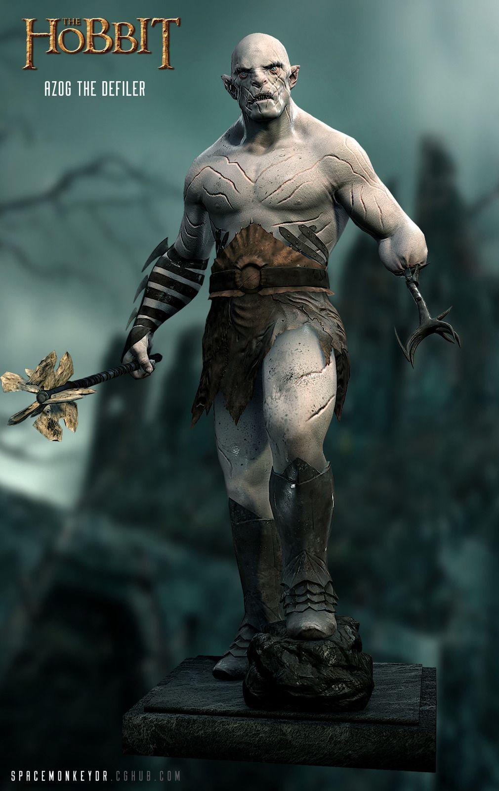 1010x1599 Azog the Defiler, Realtime Render. Figura de ação, Fotos de super herois, Senhor dos aneis