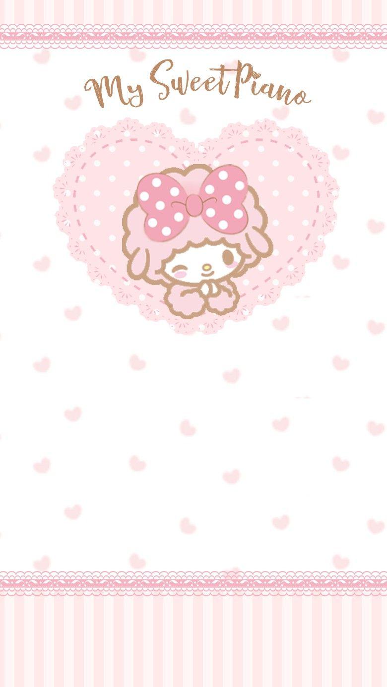 780x1386 My Sweet Piano. Hello kitty iphone wallpaper, Melody hello kitty, My melody wallpaper