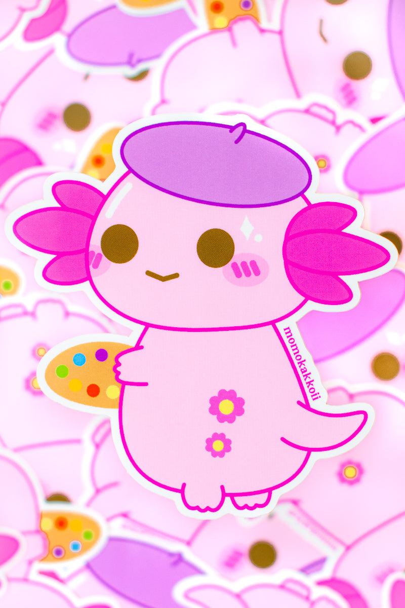800x1200 Xoxi The Artist Axolotl Vinyl Sticker
