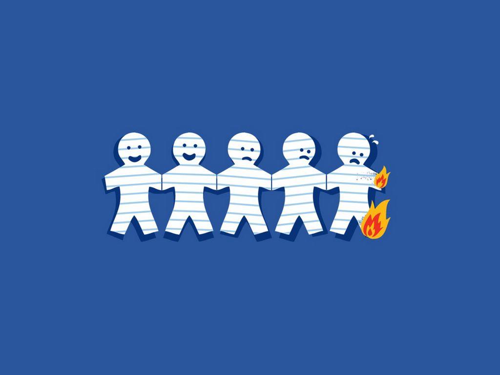 1024x768 Download wallpaper 1024x768 friends, paper, smile, grief, fire standard 4:3 HD background