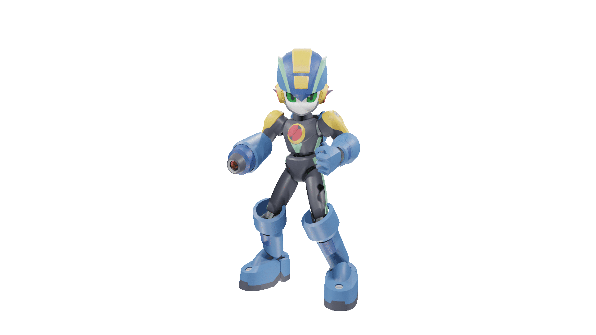 1920x1080 STL file Medabots / Medarot - (RME00) Rock Trans / Megaman / Rockman・3D printable model to download・Cults