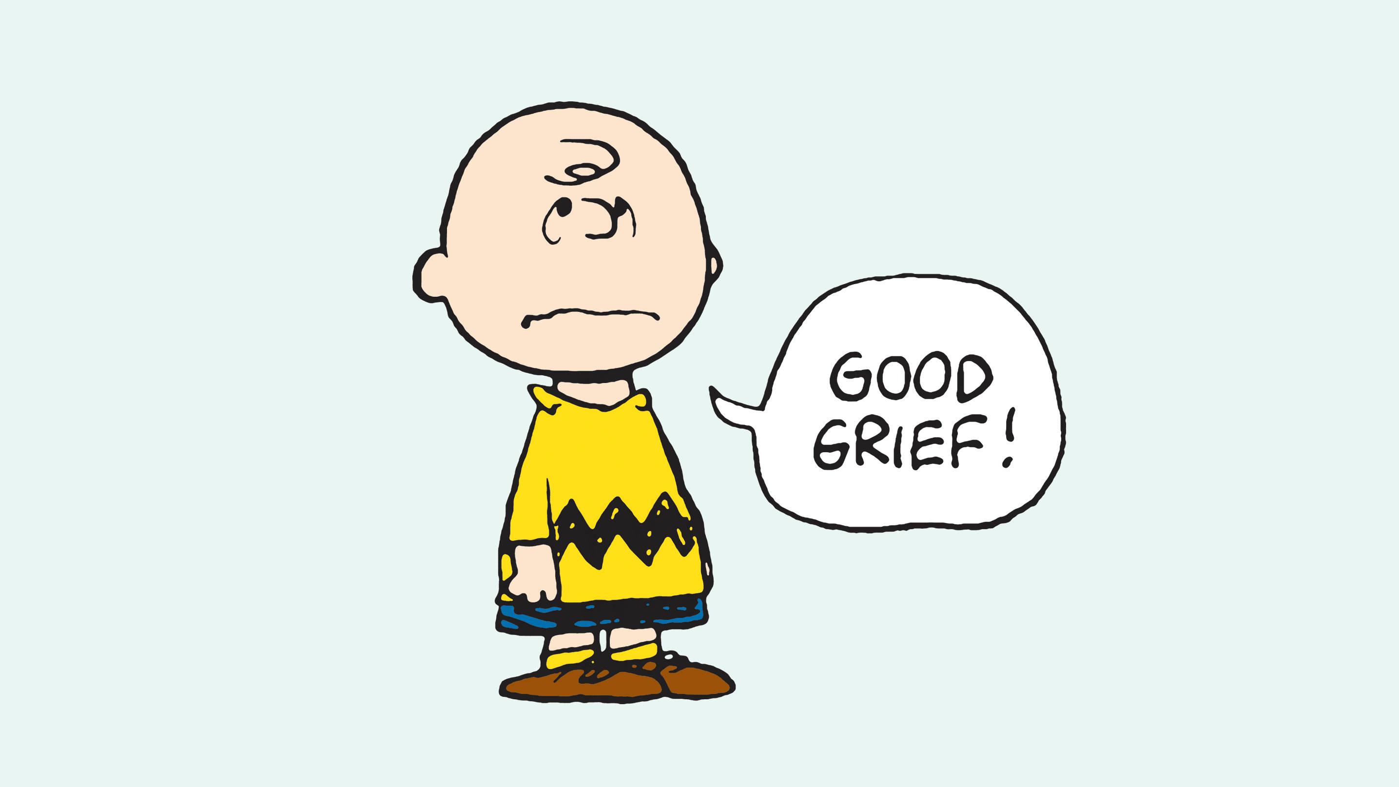 2870x1615 Download Charlie Brown Good Grief Wallpaper
