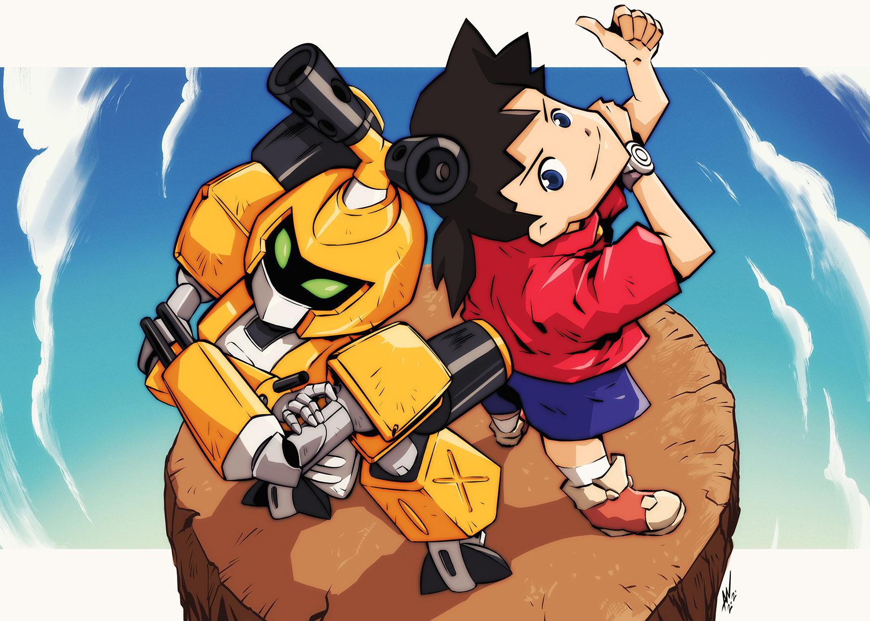 1750x1250 AdamWorks no Twitter: Metabee & Ikki Tenryou #medabots #medarot #メダロッ