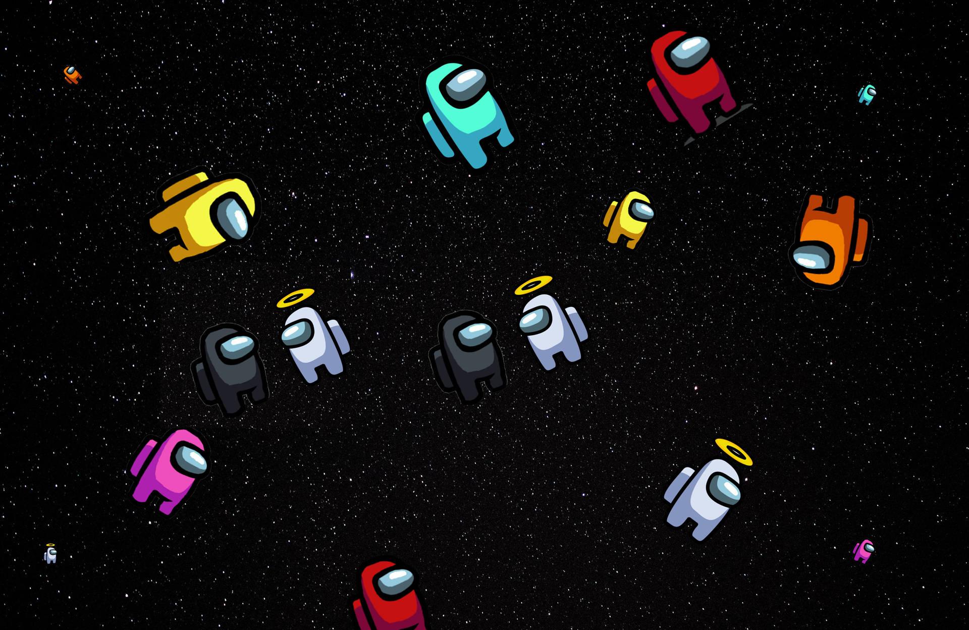 1920x1248 Download Among Us Crewmates In Space Wallpaper