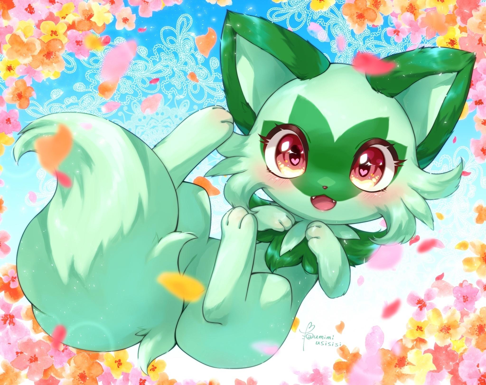 2048x1622 Full HD Sprigatito (Pokémon) wallpaper