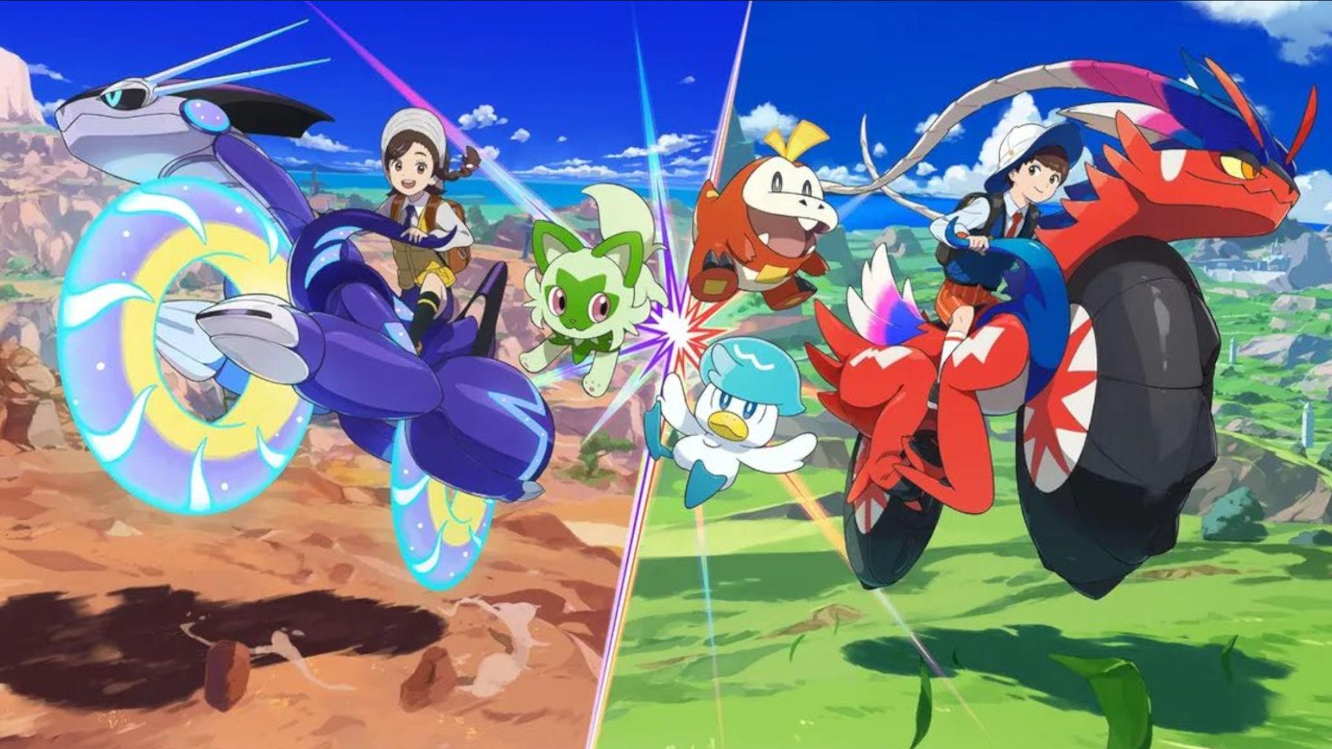 1920x1080 Pokémon Scarlet and Violet legendaries