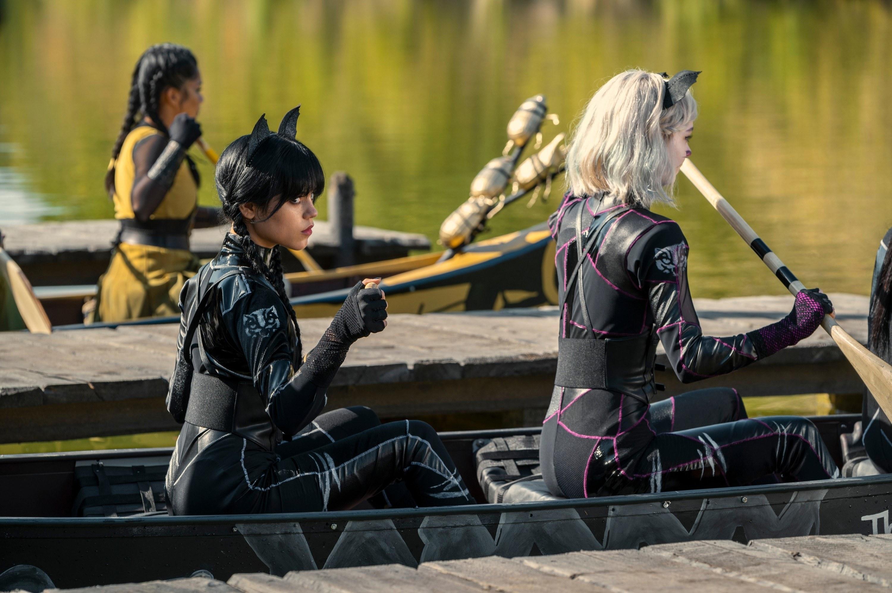 3000x1995 Wednesday's Jenna Ortega And Emma Myers Talk LGBTQ Ship