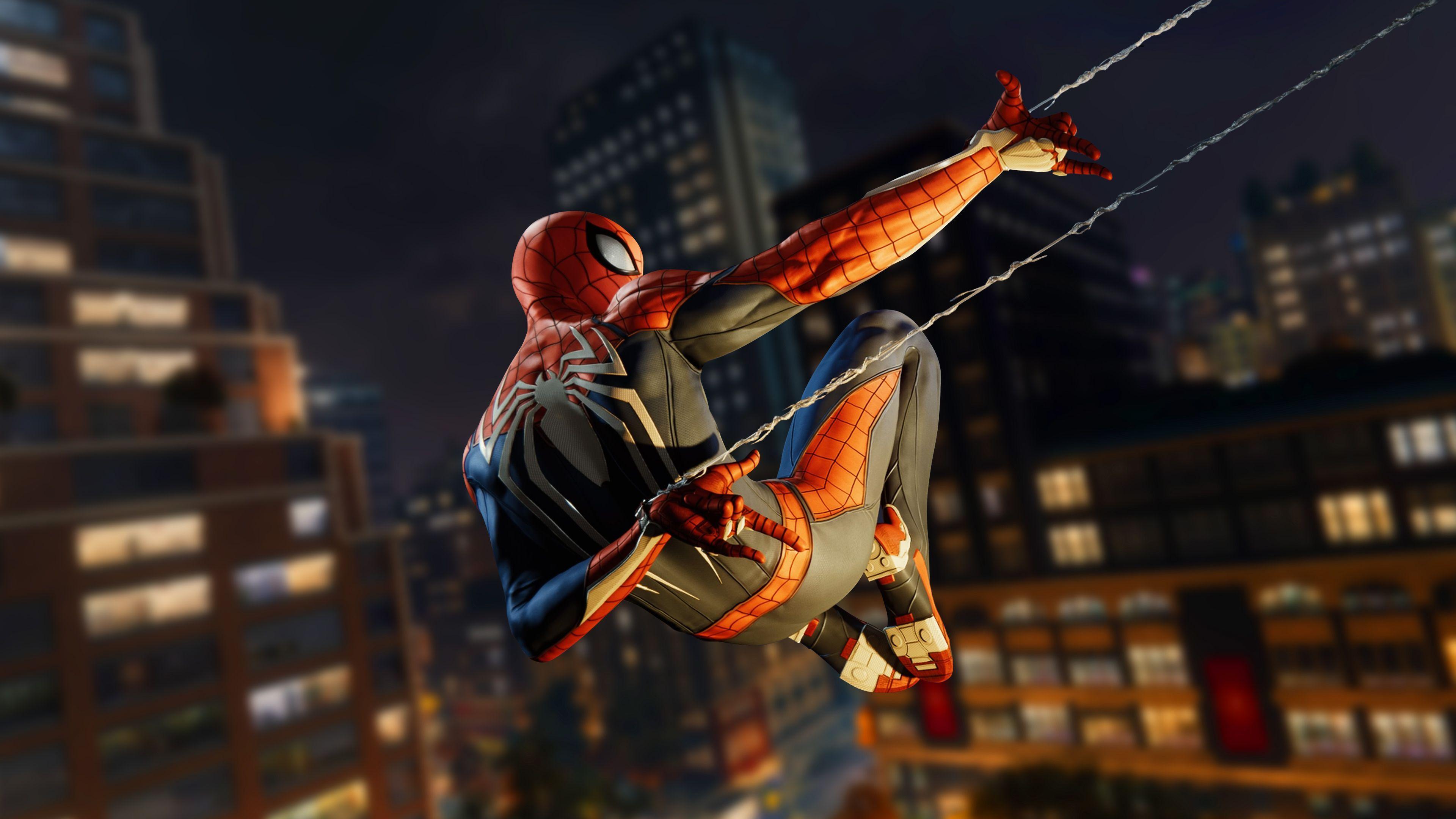 3840x2160 Spider Man PS4 8k Wallpaper