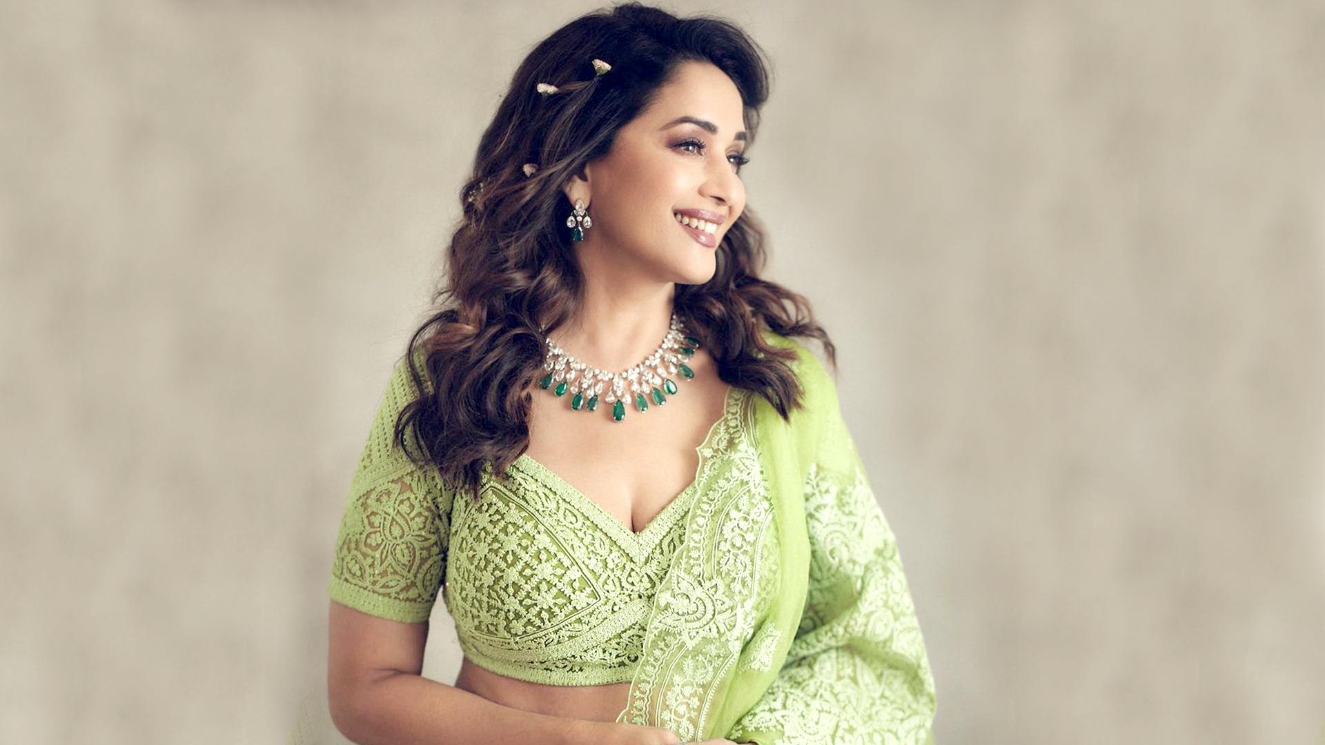 1920x1080 lehengas from Madhuri Dixit Nene's collection that are perfect for a wedding celebration
