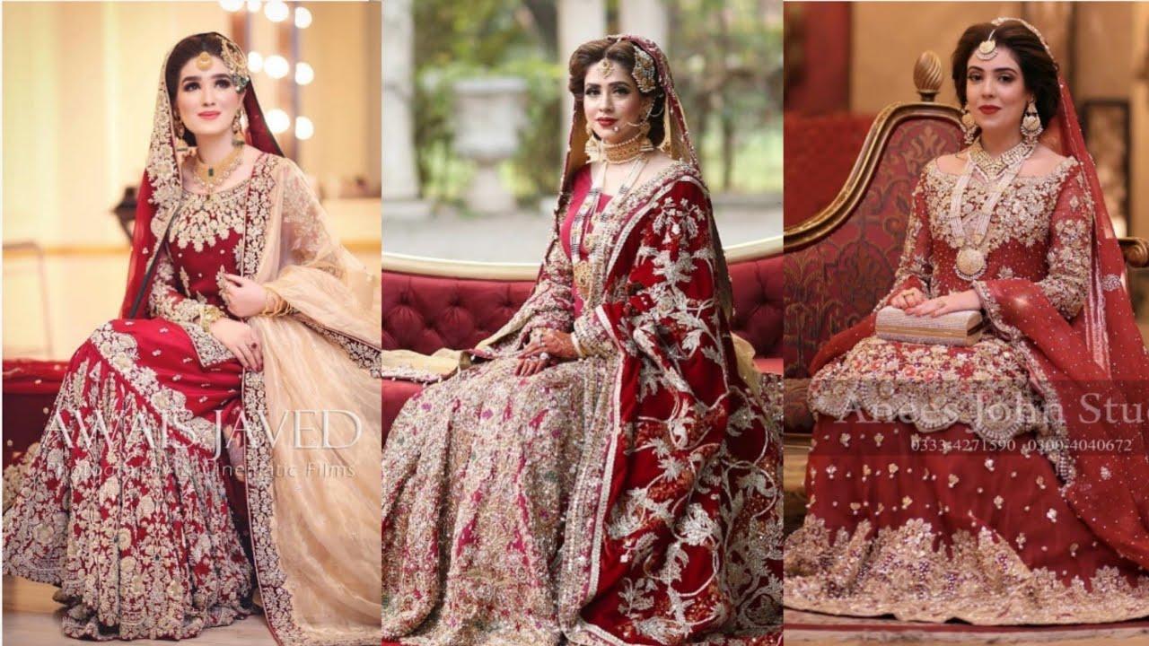 1280x720 Gorgeous Designer Bridal Lehenga desings 2019. pakistani Beautiful Bridal Lehenga image