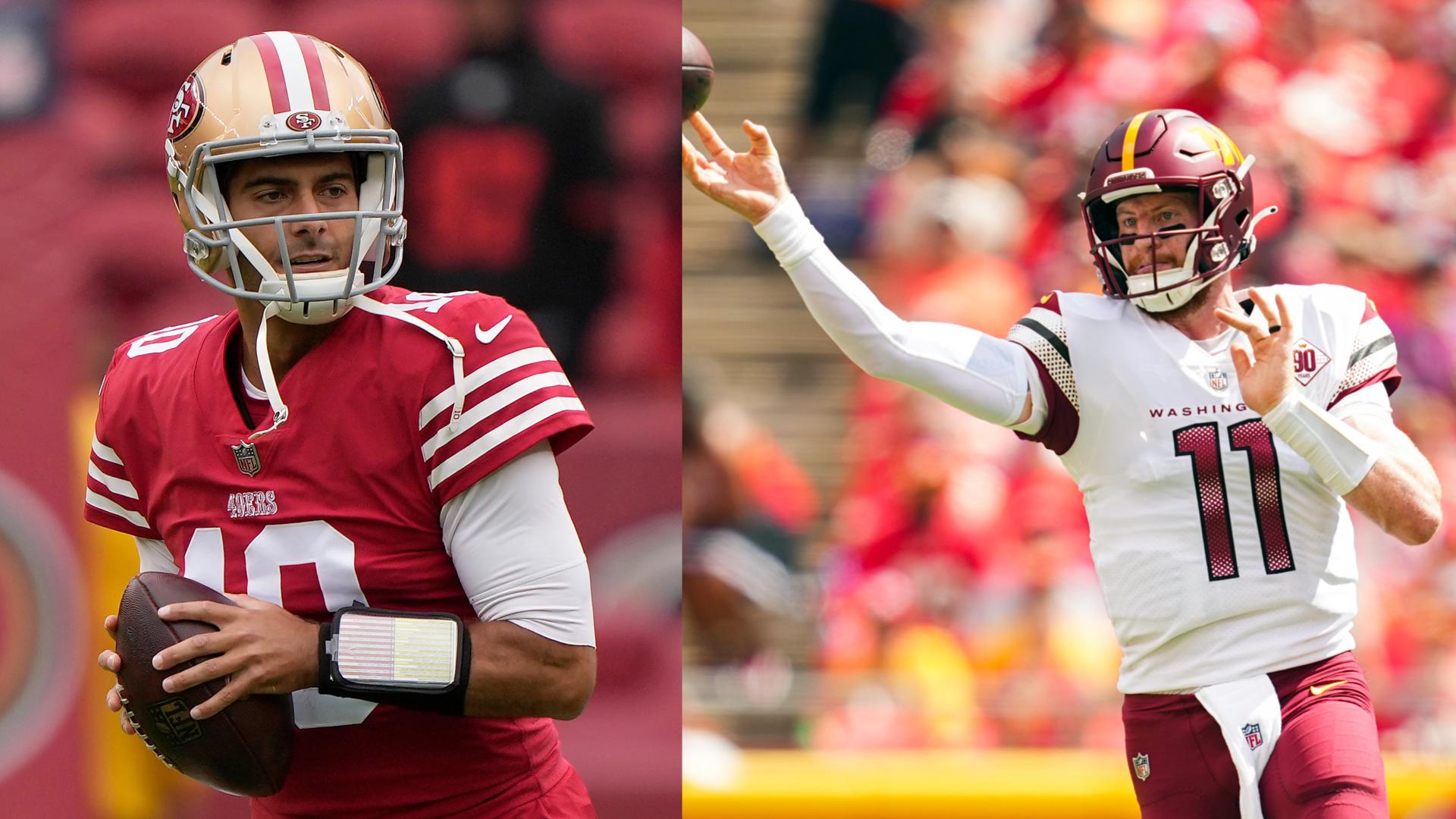 1920x1080 Commanders called 49ers about a Jimmy Garoppolo trade but preferred Carson Wentz Sports Washington