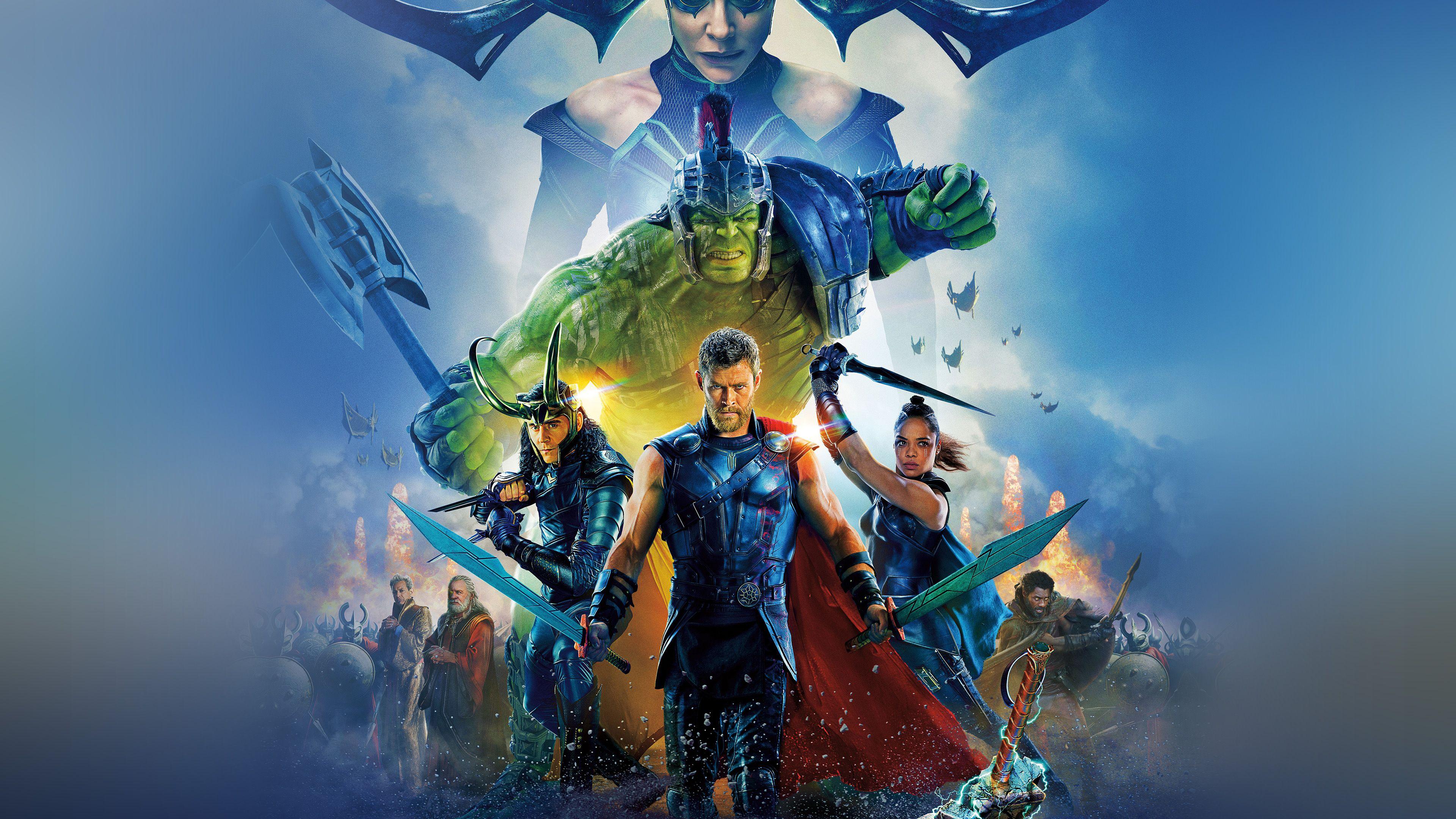 3840x2160 Thor Ragnarok Film Marvel Art Illustration Wallpaper
