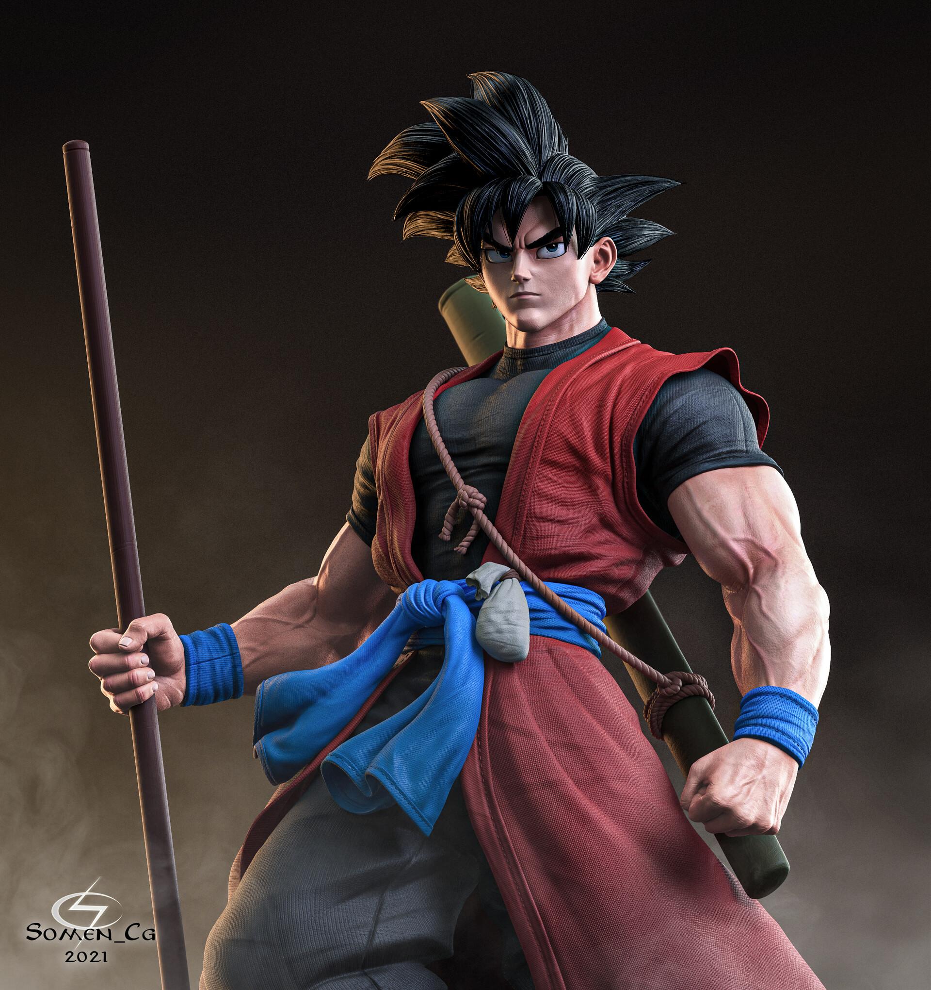 1920x2040 Somen_Cg Ball Z. Xeno Goku