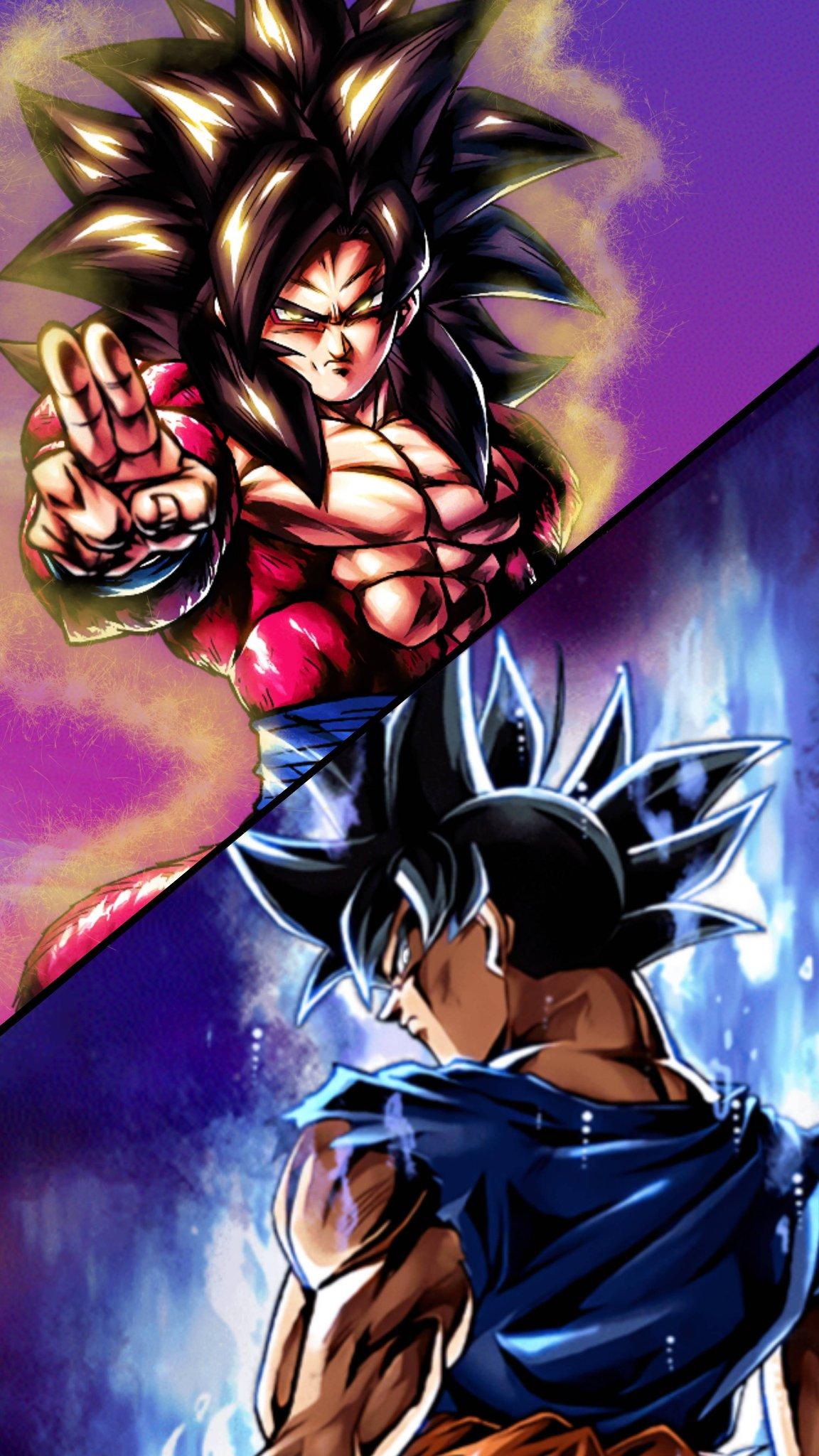 Xeno Goku SSJ4 VS Goku Blue Anime SDBH by WindyEchoes on DeviantArt