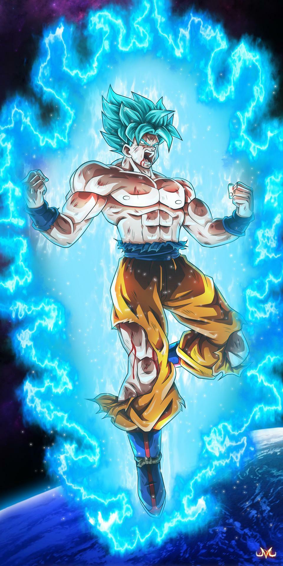 960x1920 Can xeno goku stand his own against madoka kaname or Simon the digger?