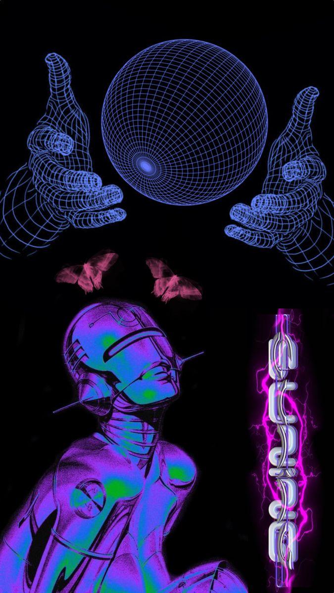 675x1200 some composite picture. Cyber y2k wallpaper, Hippie wallpaper, Y2k wallpaper