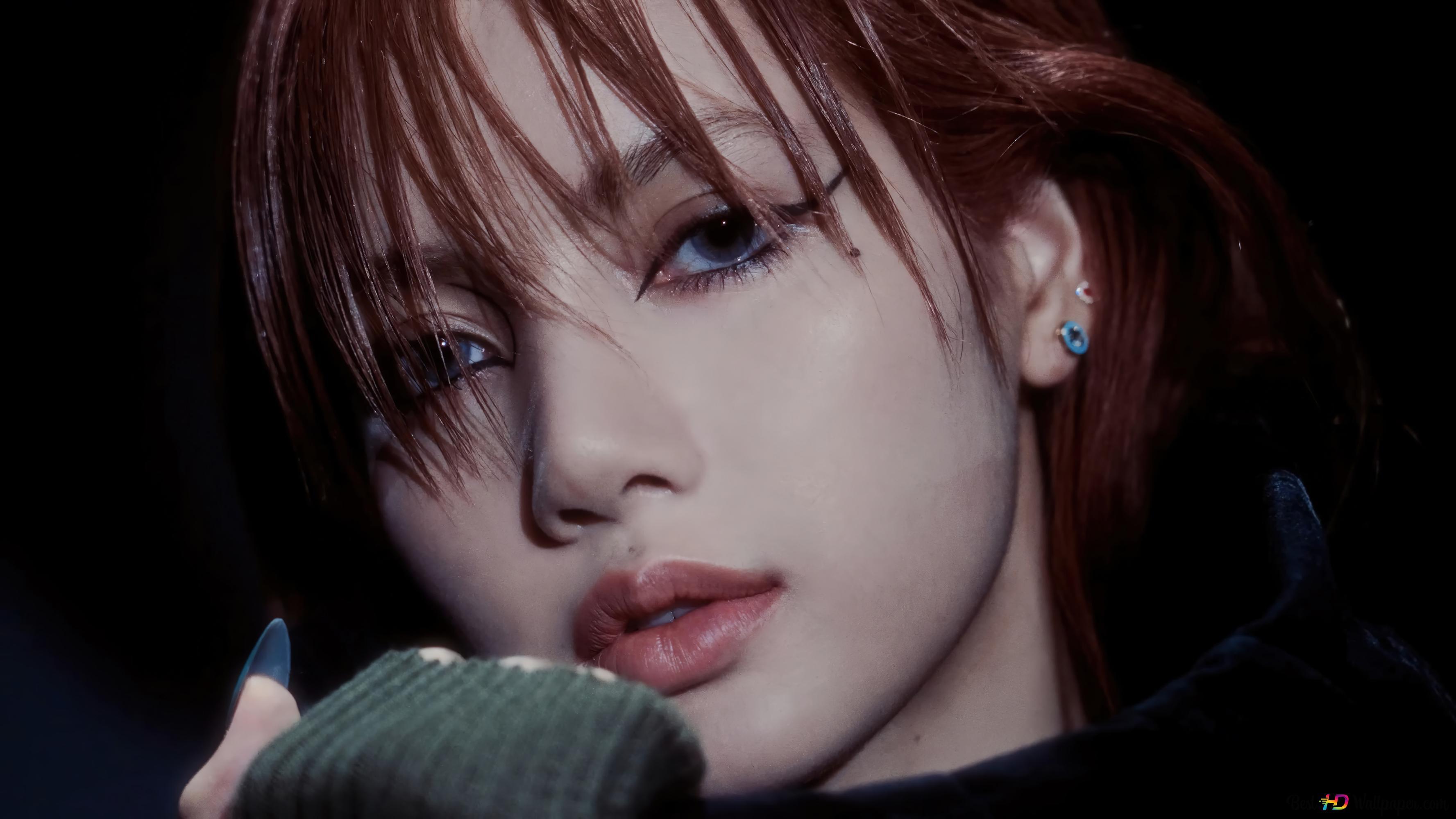 3554x1999 BlackPink's Lisa in 'Pink Venom' Album Photohoot 4K wallpaper download
