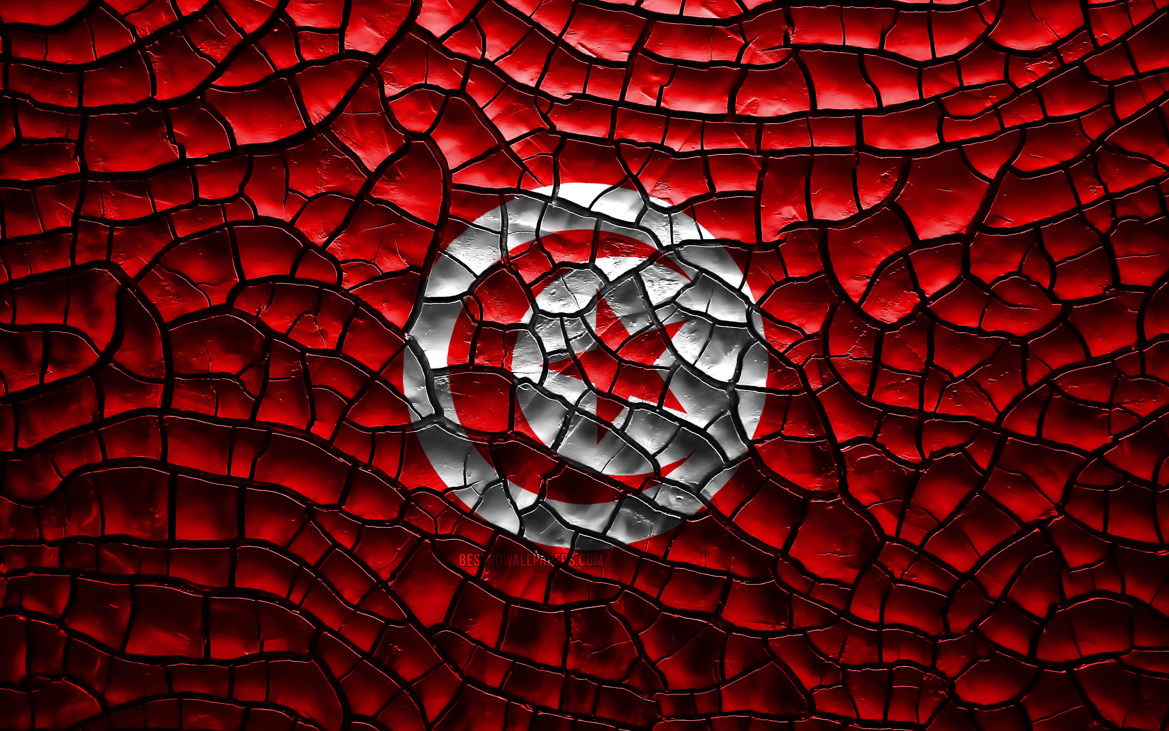 3840x2400 Download wallpaper Flag of Tunisia, 4k, cracked soil, Africa, Tunisian flag, 3D art, Tunisia, African countries, national symbols, Tunisia 3D flag for desktop with resolution 3840x2400. High Quality HD picture wallpaper