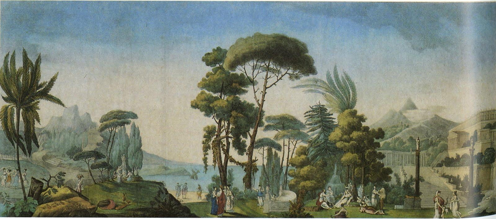 1600x706 cityzenart: 19th Century French Scenic Wallpaper