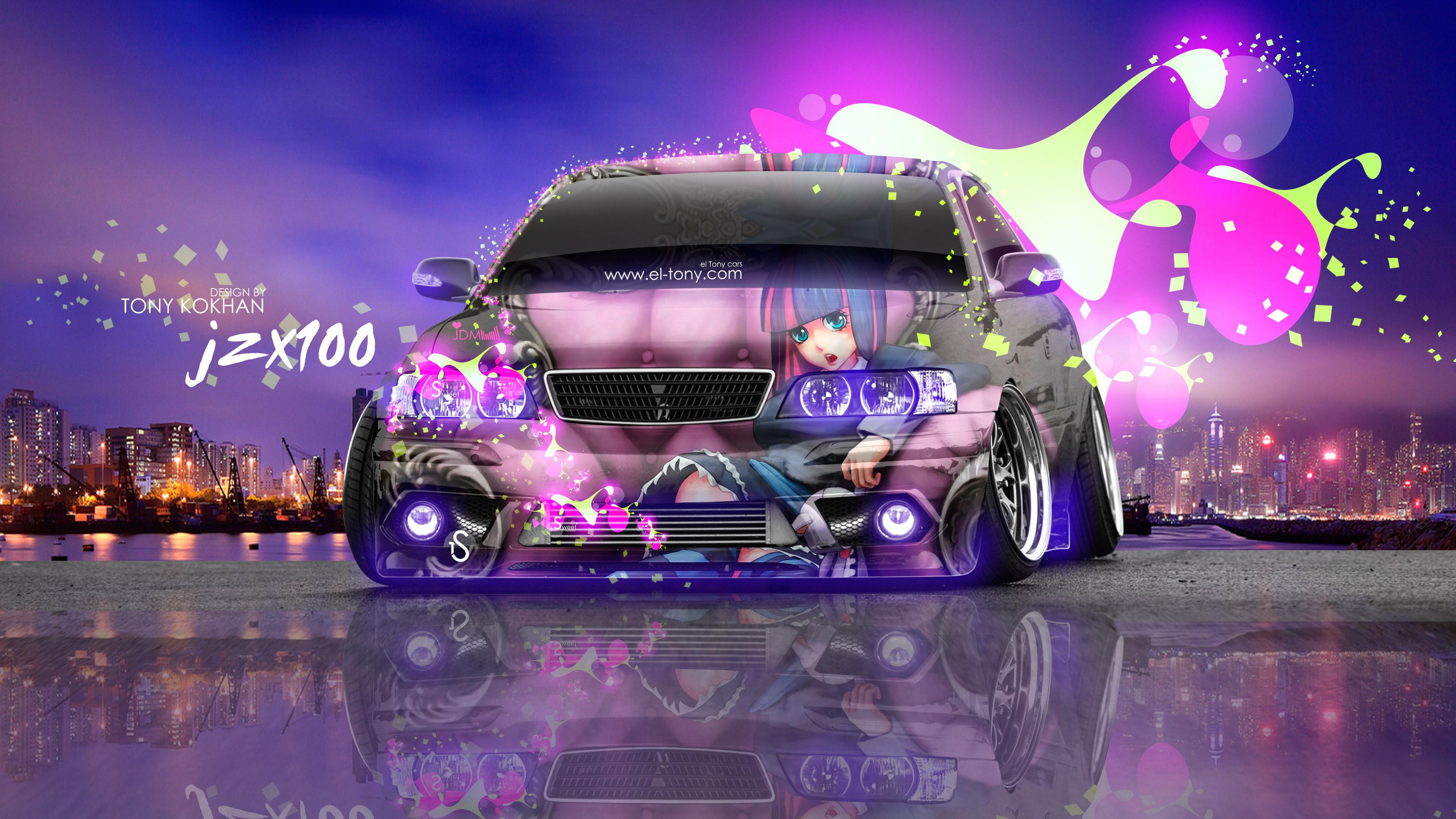 3840x2160 Free download Toyota Chaser JZX100 JDM Anime Girl Aerogaphy Car 2016 Wallpaper [3840x2160] for your Desktop, Mobile & Tablet. Explore 4K Anime Car Wallpaper. Muscle Car Wallpaper Classic Car