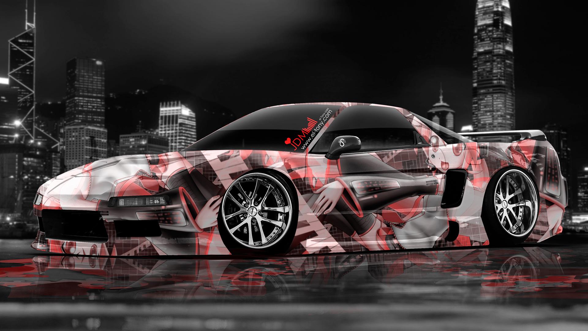 1920x1080 Honda NSX JDM Anime Aerography City Car 2014 el Tony