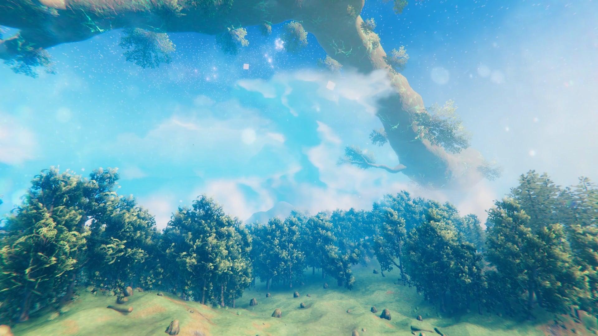 1920x1080 Just looking up in Valheim crammed a lot of atmosphere into 1GB