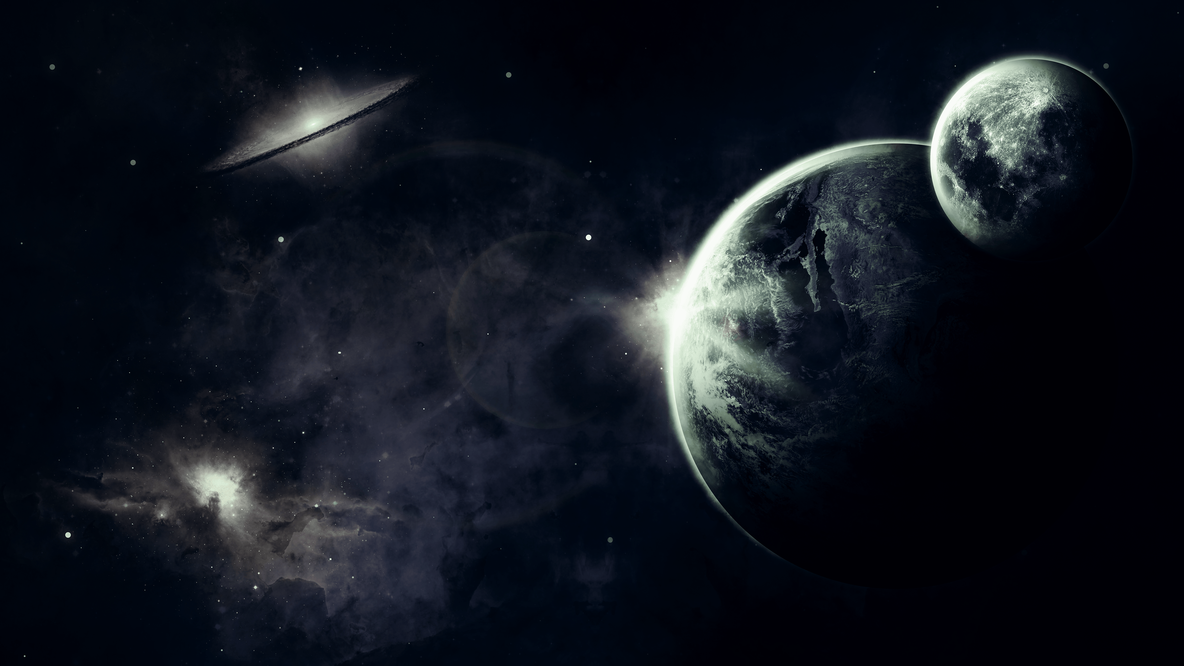 3840x2160 Download This Free Dark Space Tablet Wallpaper In HD Or 4K .0136