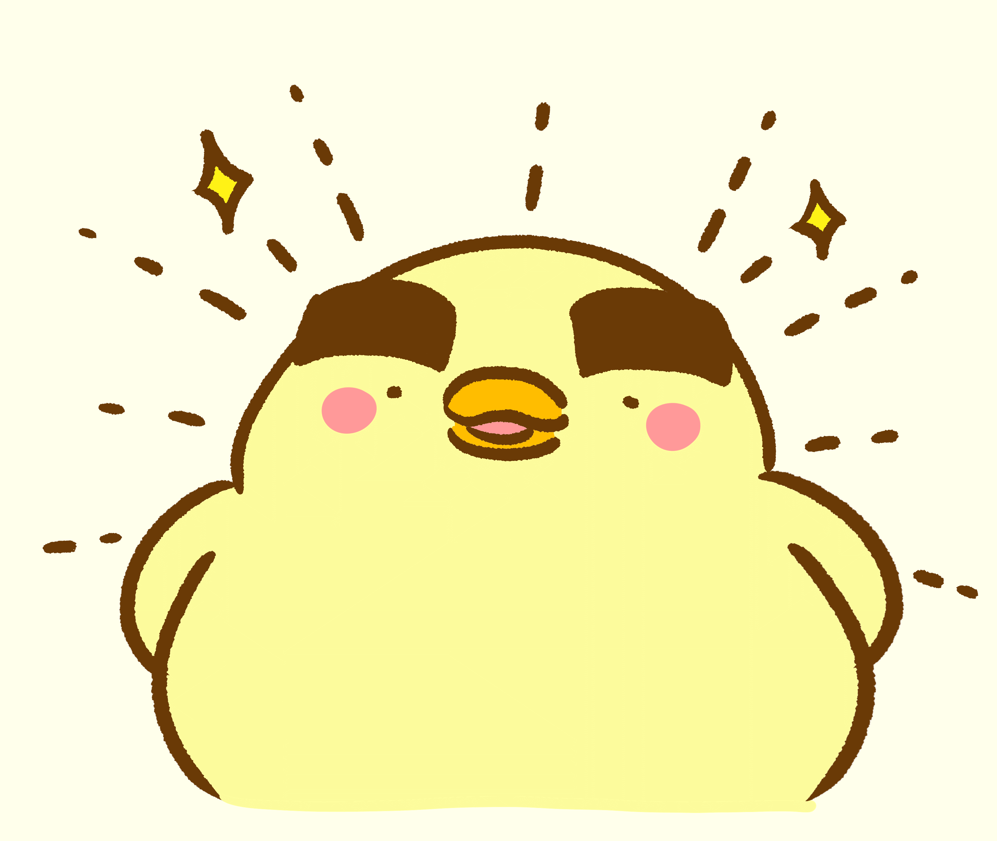 3200x2700 New GIF on Giphy. Bird gif, Cute gif, Cute kawaii drawings