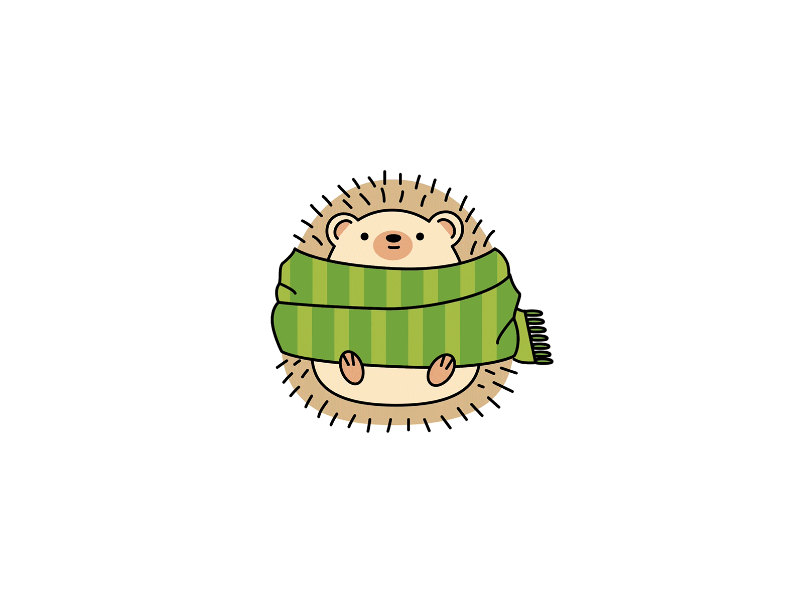 1600x1200 Comfy hedgehog by Ivonne Audeves on Dribbble