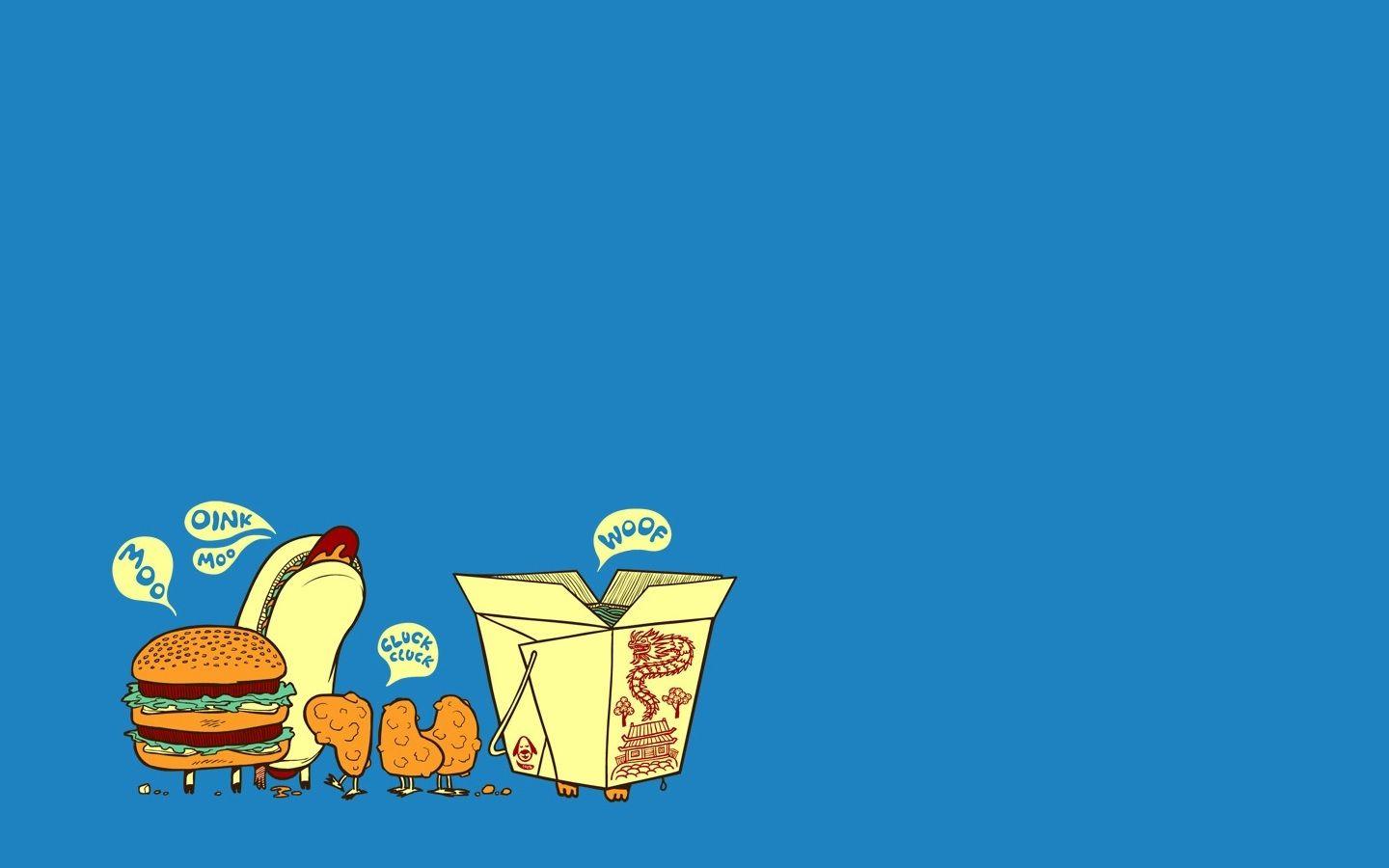 1440x900 Cute Food Desktop Wallpaper