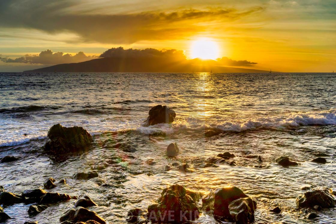 1120x747 hawaii, vacation, paradise, palms, water, rainbow, sun, sunrise, sunset, ocean, wallpaper, background, color, nature, download or print for £6.20