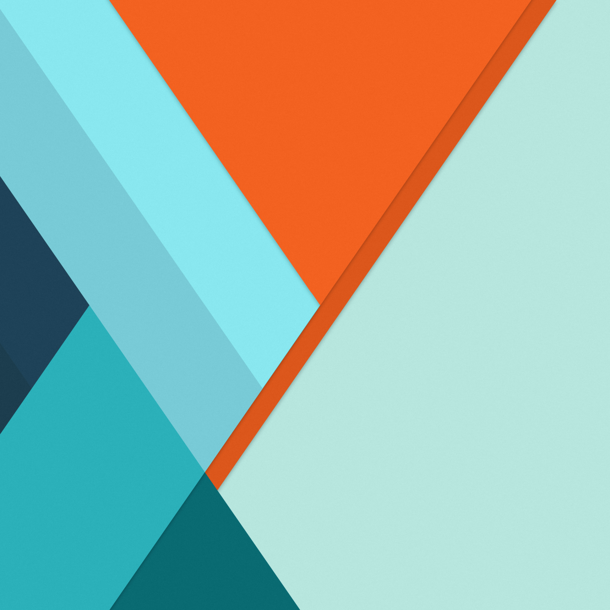 2048x2048 Material Design Wallpaper 4K, Minimalist, Orange, Abstract