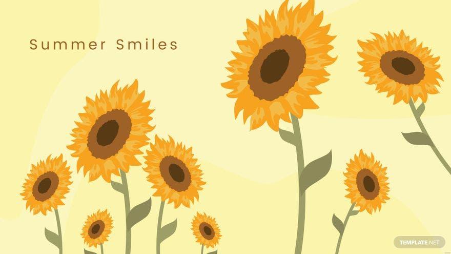 880x495 Sunflower Wallpaper Templates, Free, Download
