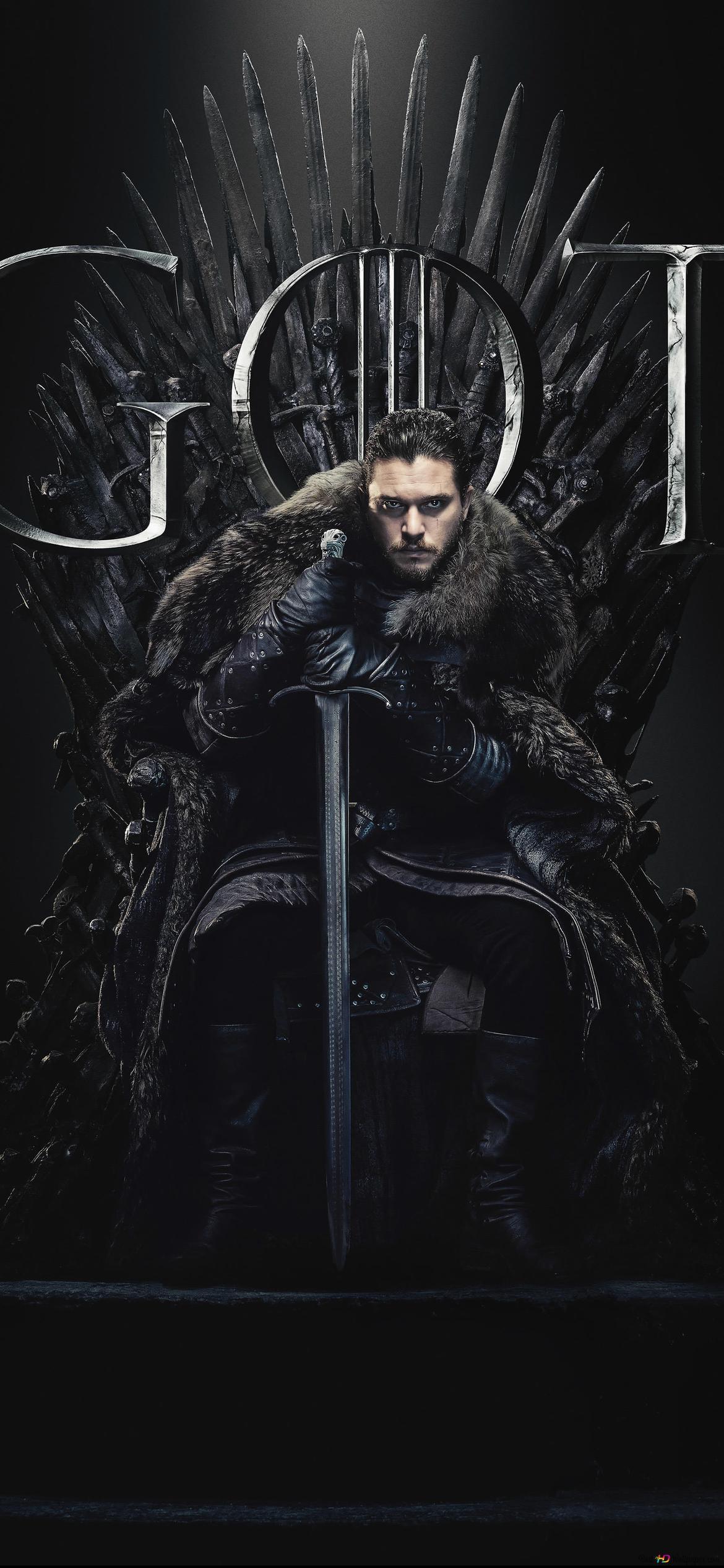 1170x2532 Race for the iron throne 2K wallpaper download