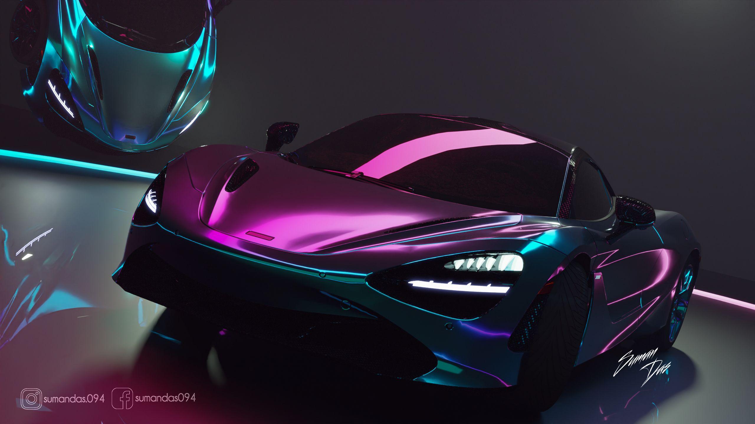 2560x1440 HD desktop wallpaper: Mclaren, Mclaren 720S, Vehicles download free picture