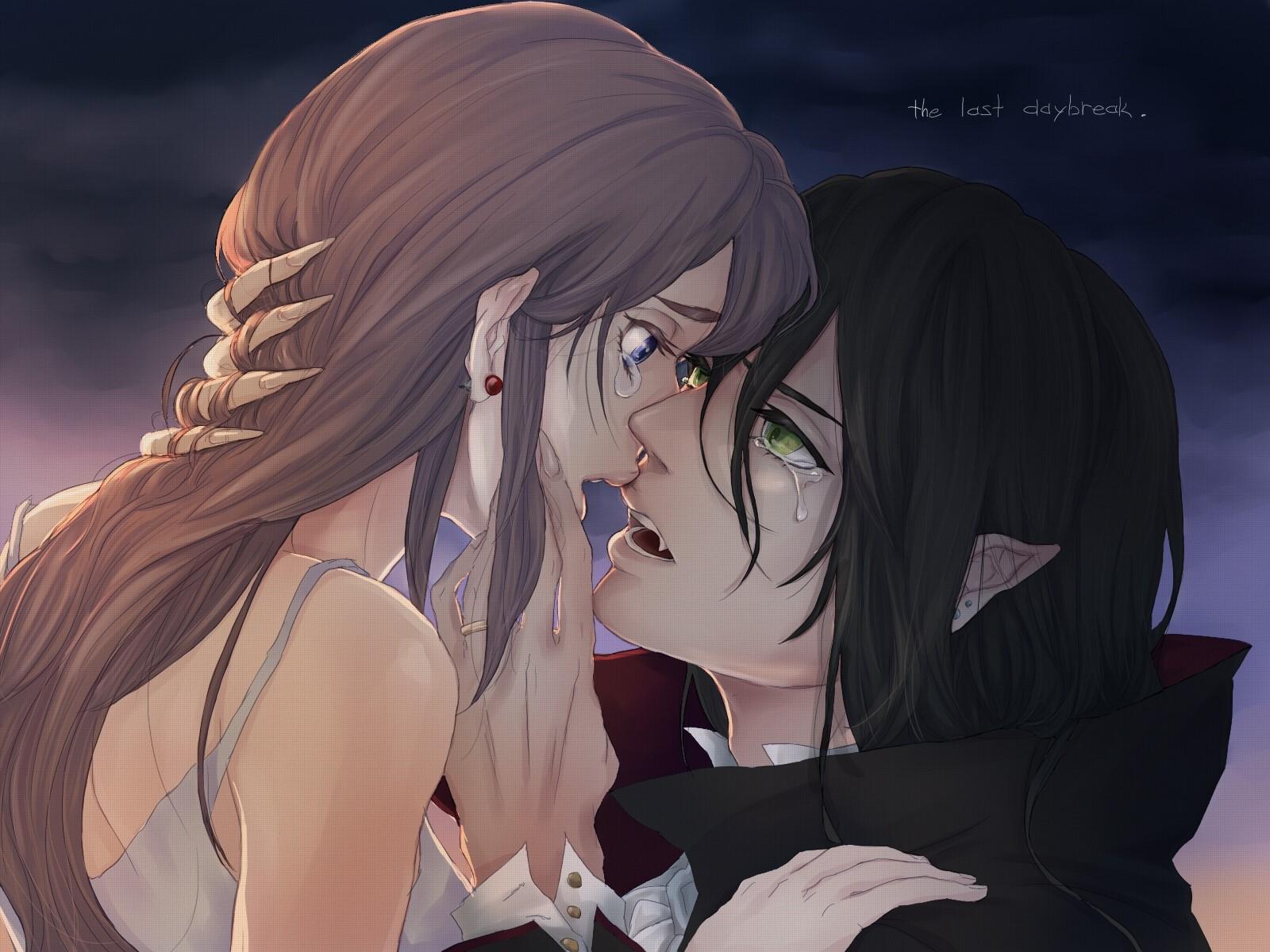 1600x1200 1600x1200 Ramuta, Boy, Girl, Vampire, Tear, Bite wallpaper JPG Gallery HD Wallpaper