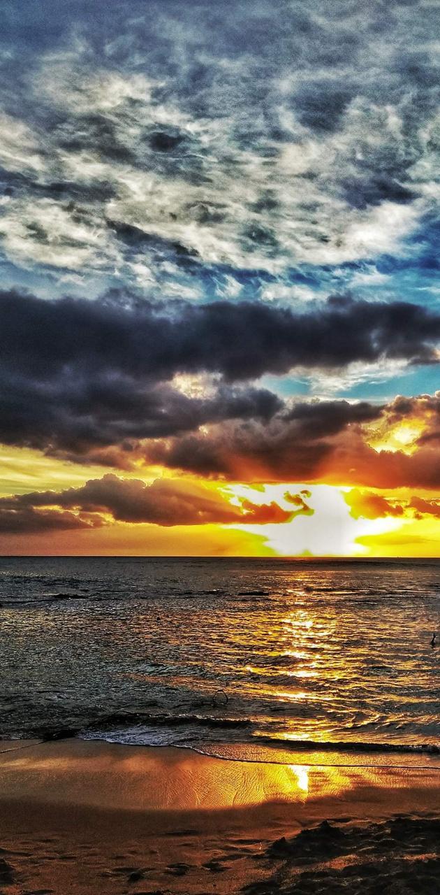 630x1280 Paradise Sunset wallpaper