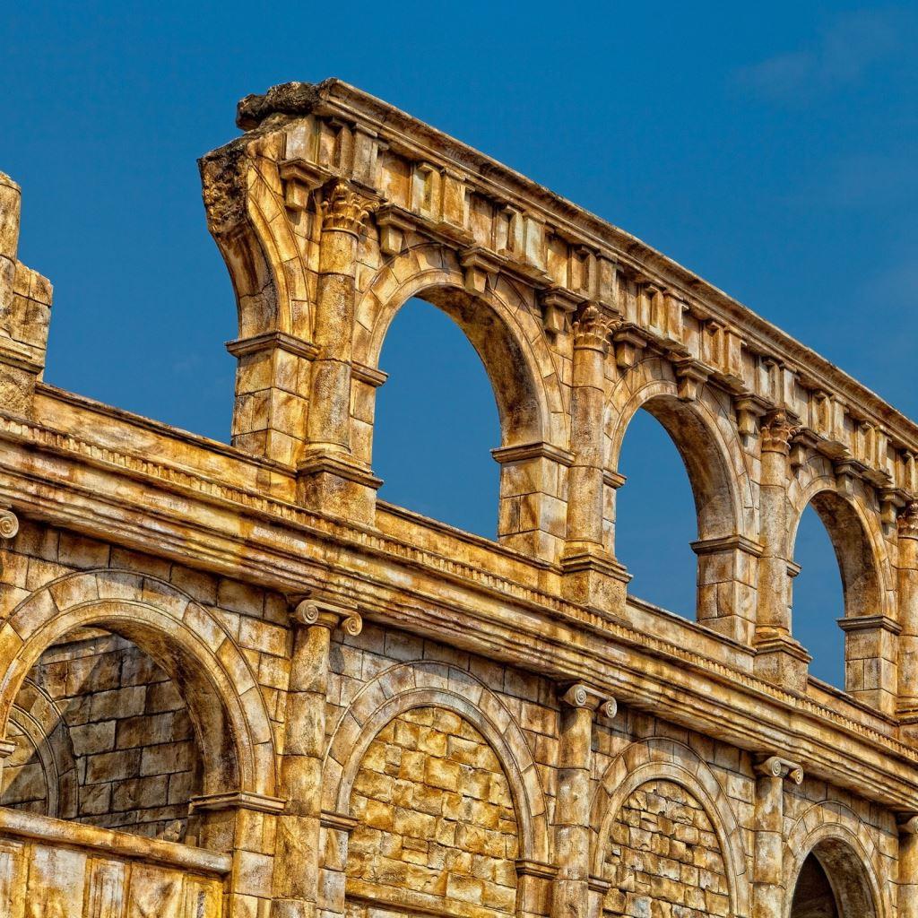1024x1024 Colosseum rome italy architecture iPad Wallpaper Free Download