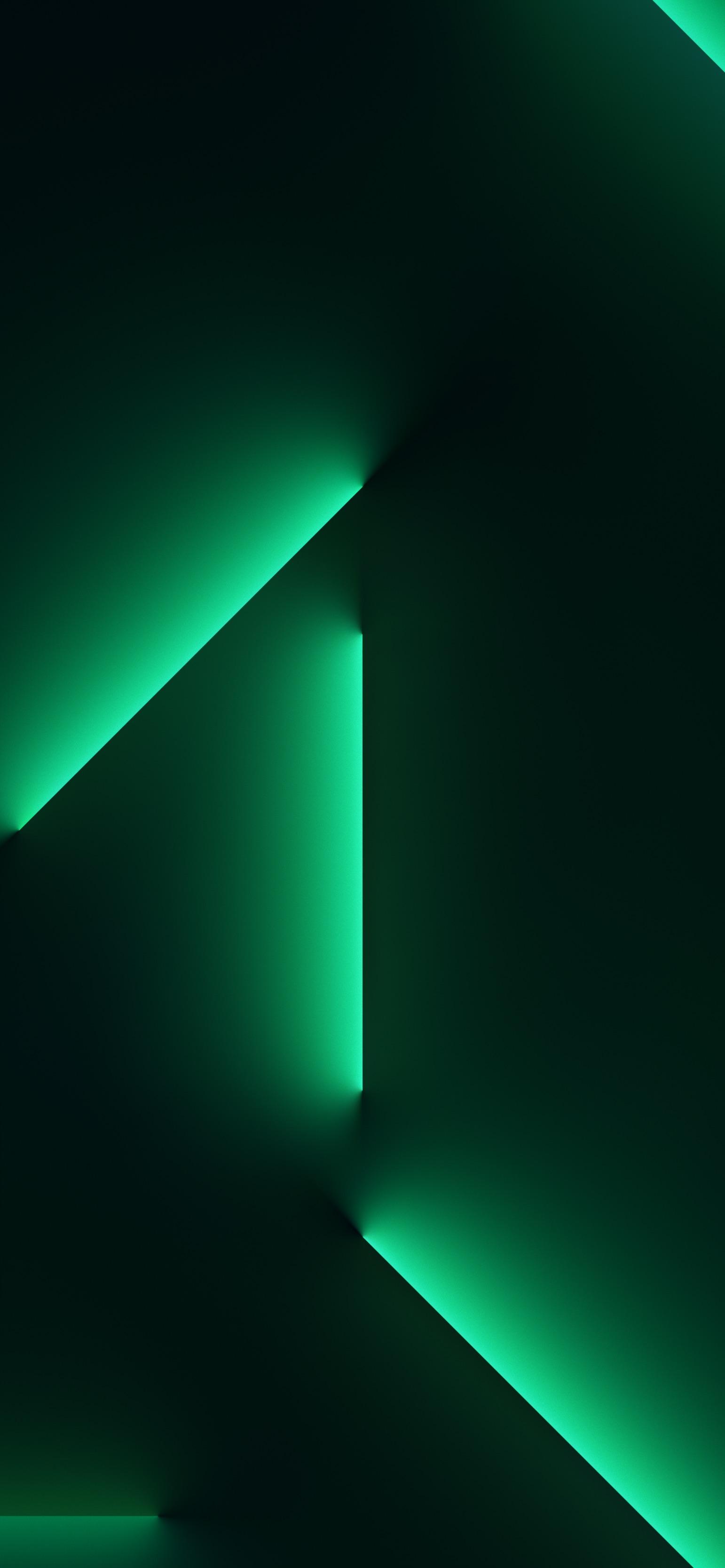 1542x3334 Download the new green iPhone 13 wallpaper right here