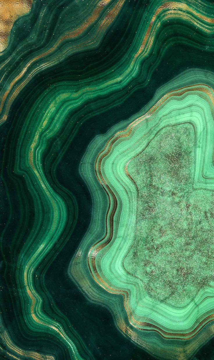 736x1237 Green Marble iPhone Wallpaper