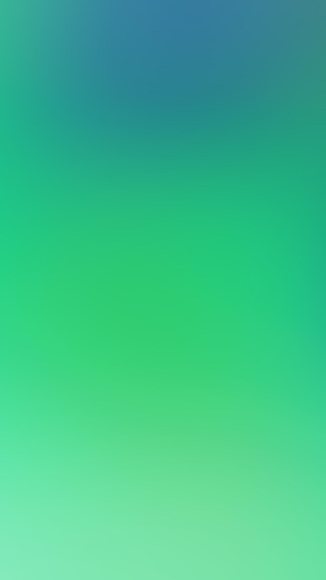 1242x2208 emerald green river gradation blur