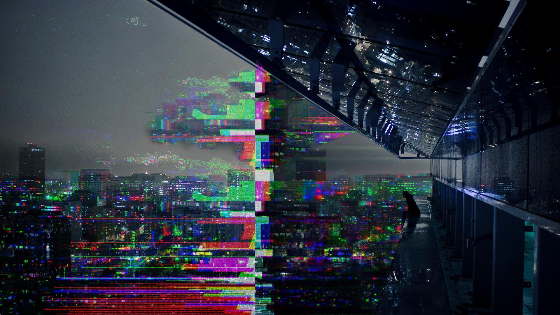 1920x1080 Glitch Wallpaper HD Free download