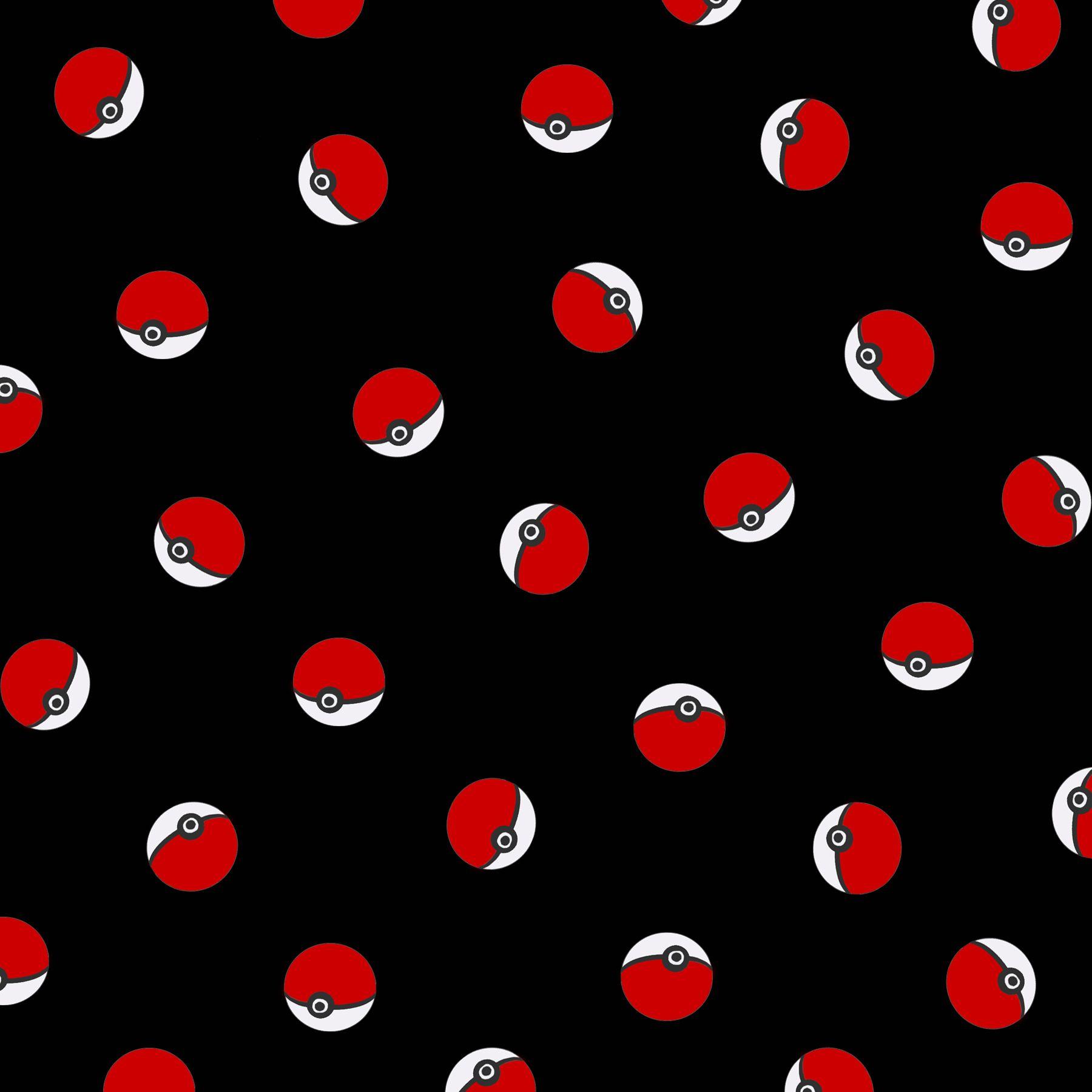 1800x1800 Poké Balls Wallpaper
