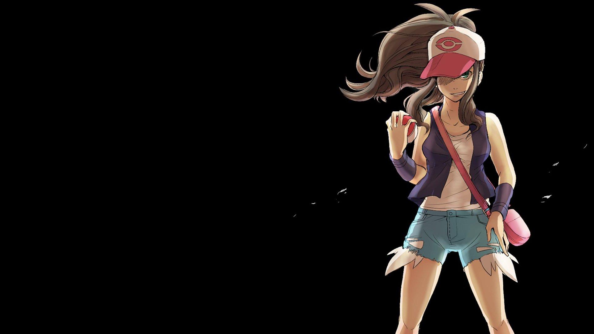 1920x1080 pokemon, Hikari, Simple, Background, Black, Background Wallpaper HD / Desktop and Mobile Background