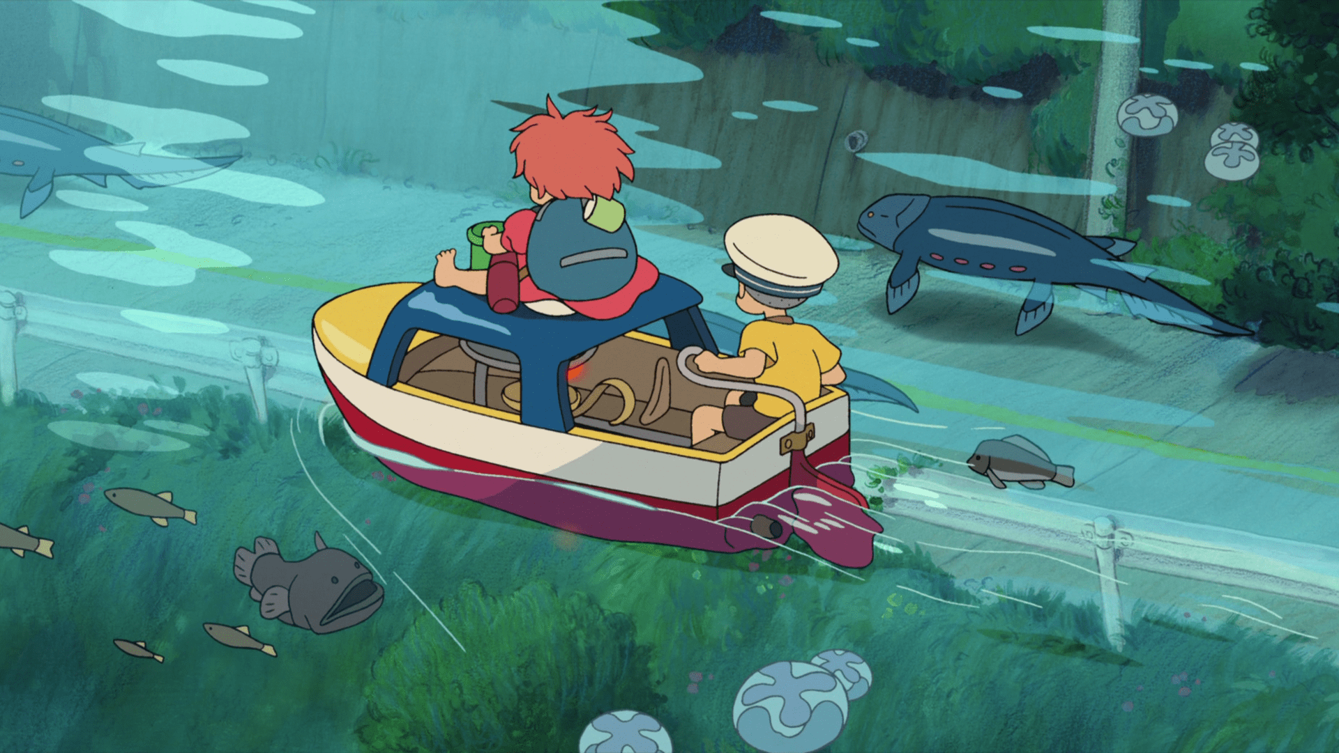 1920x1081 Ponyo On The Cliff Wallpaper