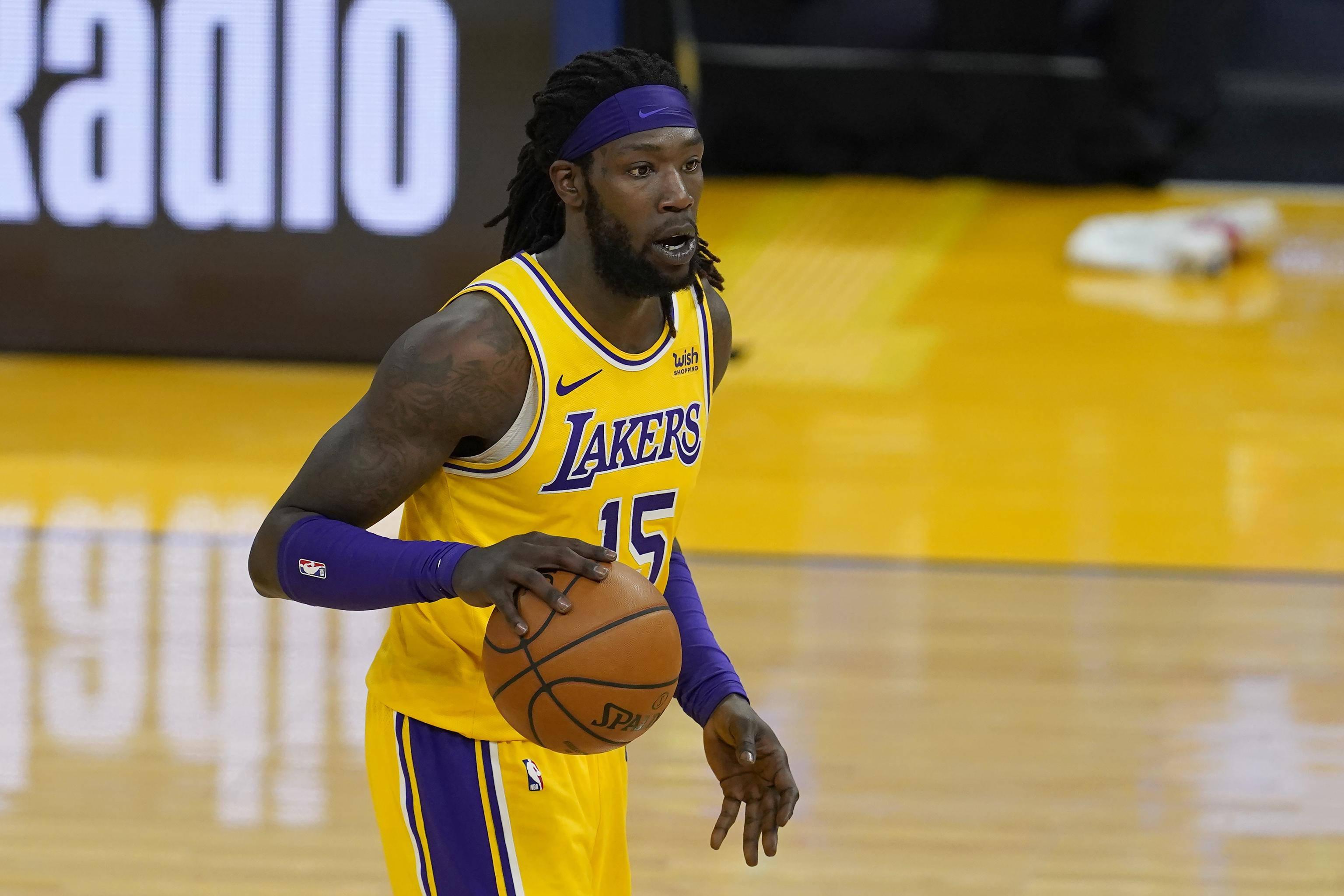 3072x2048 Download Lakers Montrezl Harrell Dribbles On Court Wallpaper