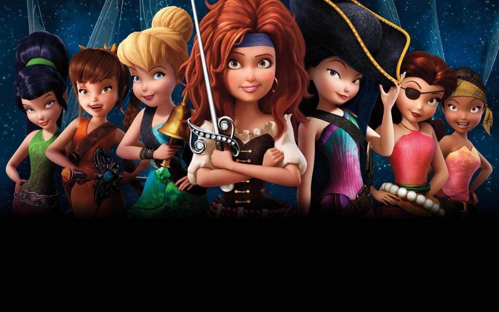 1680x1050 Disney Fairies Movies Wallpaper: Zarina the Pirate Fairy. Pirate fairy, Disney fairies, Tinker bell and the pirate fairy