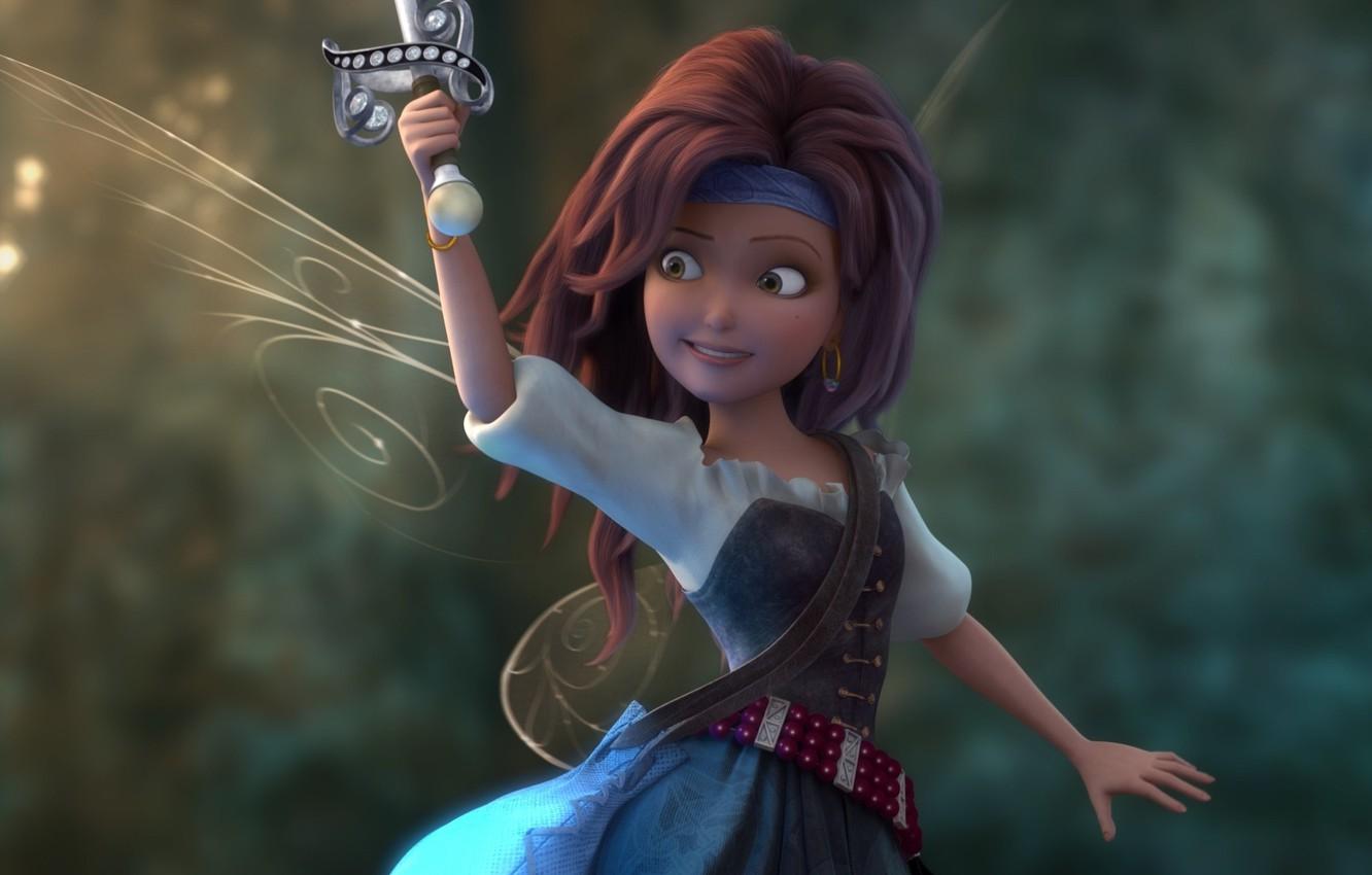 1332x850 Wallpaper cartoon, fairy, pirate fairy, The mystery of the pirate island image for desktop, section фильмы