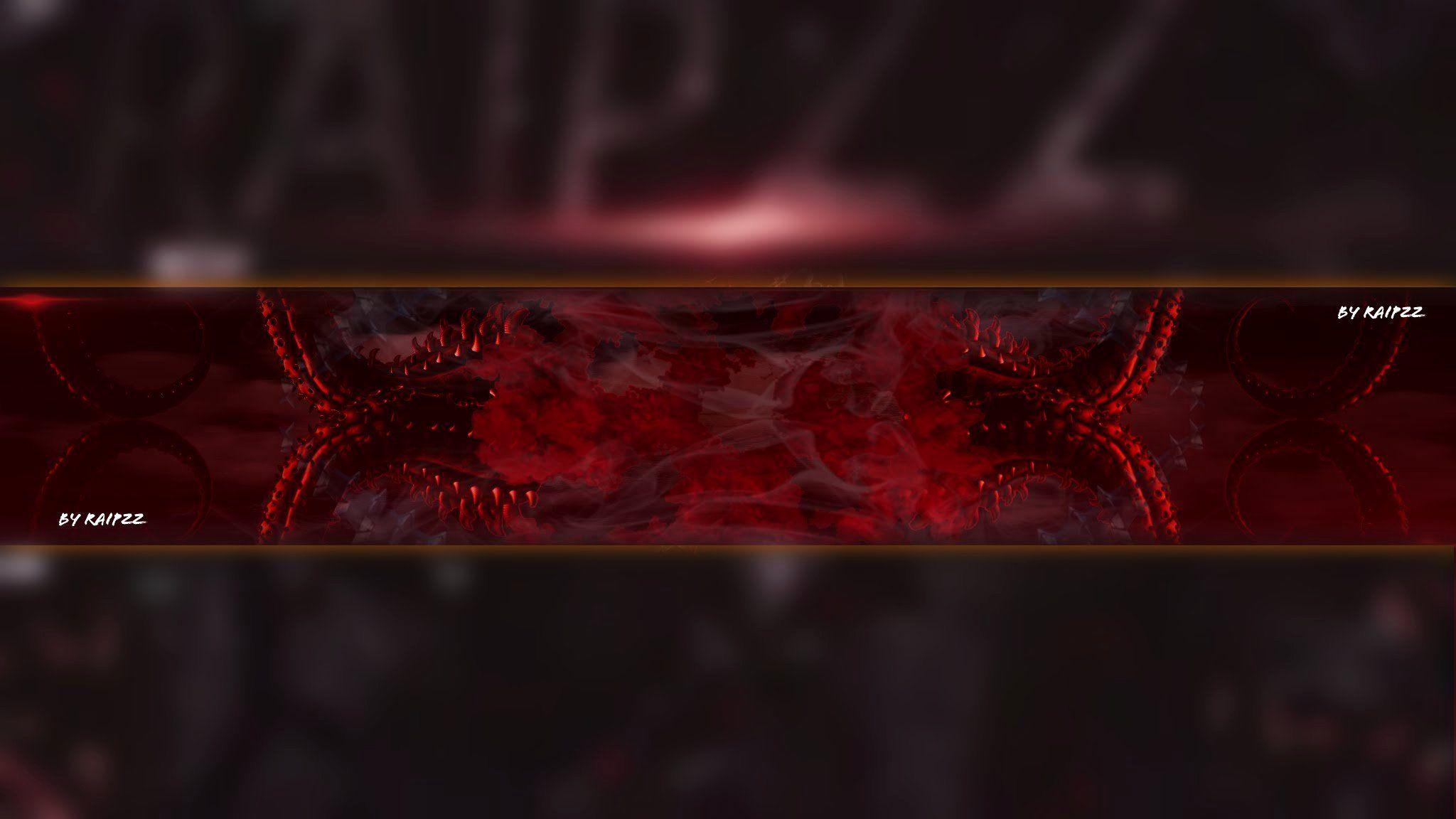 2048x1152 Red Youtube Banner Template. Shooters Journal. Youtube banner template, Youtube banner design, Youtube banners